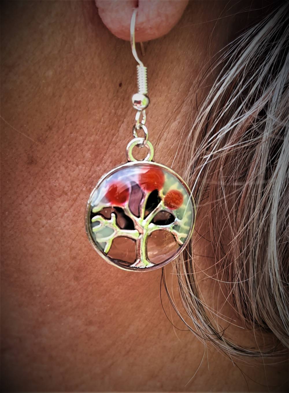 arbre de vie rouge